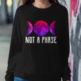 Not A Phase Bi Pride Bisexual Sweatshirt Gifts for Her