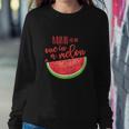 One In A Melon Watermelon Theme Funny Birthday Girl Sweatshirt Gifts for Her