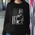 Patriotic German Shepherd American Flag Dog Lover Gift V2 Sweatshirt Gifts for Her