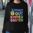 Peace Out Kindergarten Grade 2022 Happy Last Day Of School Gift Sweatshirt Gifts for Her