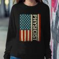 Physics Teacher Physically Usa American Flag Physicist Cool Gift Sweatshirt Gifts for Her
