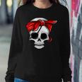 Pirate Dead With Eye Patch Red Bandana Halloween Diy Costume Sweatshirt Gifts for Her
