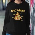Pizza Food Pyramid Sweatshirt Gifts for Her