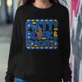 Pretty Black And Educated Sigma Gamma Rho Hand Sign Sweatshirt Gifts for Her