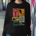 Private Detective Crime Investigator Silhouettes Gift Sweatshirt Gifts for Her