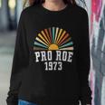 Pro Roe 1973 Rainbow Feminism Womens Rights Choice Sweatshirt Gifts for Her