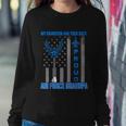 Proud Air Force Grandpa My Grandson Has Your Back Sweatshirt Gifts for Her