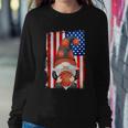Proud Basketball Grandpa Gnome With Patriotic American Flag Cute Gift Sweatshirt Gifts for Her