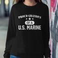 Proud Grandpa Of A US Marine Sweatshirt Gifts for Her