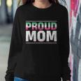 Proud Mom Abrosexual Flag Lgbtq Queer Mothers Day Abrosexual Funny Gift Sweatshirt Gifts for Her