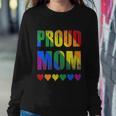 Proud Mom Gay Lesbian Lgbtq Pride Rainbow Mothers Day Gift Sweatshirt Gifts for Her