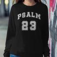 Psalm 23 Fearless Christian Sports Double Sided Sweatshirt Gifts for Her