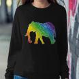 Rainbow Elephant V2 Sweatshirt Gifts for Her