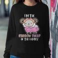 Rainbow Sheep Of The Lesbian Family Bi Lgbt Pride Lesbian Cute Gift Sweatshirt Gifts for Her