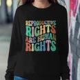 Reproductive Rights Are Human Rights Feminist Pro Choice Sweatshirt Gifts for Her