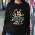 Retro Always Be Yourself Unless You Can Be A Lizard Lover Gift Sweatshirt Gifts for Her