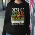 Retro Best Of 1982 Cassette Tape 40Th Birthday Decorations Sweatshirt Gifts for Her
