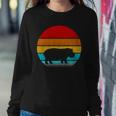 Retro Vintage Hippopotamus Sweatshirt Gifts for Her