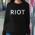 Riot Funny Vintage Classic Logo Tshirt Sweatshirt Gifts for Her