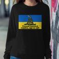 Russian Warship Go Fuck Yourself Shirt Snake Ukrainian Flag Tshirt Sweatshirt Gifts for Her