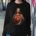 Sacred Heart Of Jesus V2 Sweatshirt Gifts for Her