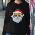 Santa Claus Christmas Sunglasses Lgbt Gay Pride Lesbian Bisexual Ally Quote Sweatshirt Gifts for Her