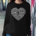 Science Teacher Heart Proud Science Teaching Design Sweatshirt Gifts for Her