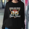 Show Me Your Boo Bees Halloween Quote Sweatshirt Gifts for Her