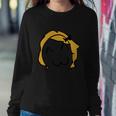 Silhouette Design Derp Meme Funny Troll Face Sweatshirt Gifts for Her