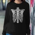 Skeleton Rib Cage Scary Halloween Costume Sweatshirt Gifts for Her