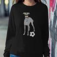 Soccer Gift Idea Fans- Sporty Dog Coach Hound Sweatshirt Gifts for Her