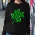 Sparkle Clover Irish Shirt For St Patricks & Pattys Day Sweatshirt Gifts for Her