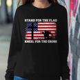 Stand For The Flag Kneel For The Cross Usa Army Tshirt Sweatshirt Gifts for Her