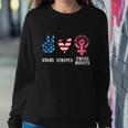 Stars Stripes And Equal Rights 4Th Of July Reproductive Rights Cute Gift Sweatshirt Gifts for Her