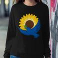 Sunflower Peace Dove Stand With Ukraine End The War V2 Sweatshirt Gifts for Her