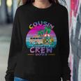 Sunset Cousin Crew Vacation 2022 Beach Cruise Family Reunion Cute Gift Sweatshirt Gifts for Her