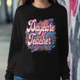 Teacher Daycare Teacher Lightning Bolt Back To School Sweatshirt Gifts for Her