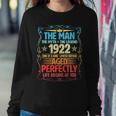 The Man Myth Legend 1922 Aged Perfectly 100Th Birthday Sweatshirt Gifts for Her