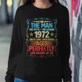 The Man Myth Legend 1972 Aged Perfectly 50Th Birthday Sweatshirt Gifts for Her
