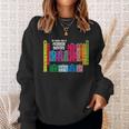 The Periodic Table Of Horror Movies Chemistry Science Men Women Sweatshirt Graphic Print Unisex Gifts for Her