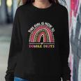 This Girl Is Now 10 Double Digits Funny 10Th Birthday Rainbow Sweatshirt Gifts for Her