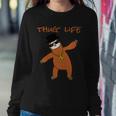 Thug Life Gangsta Sloth Sweatshirt Gifts for Her