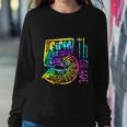 Tie Dye Fifth 5Th Grade Typography Funny Back To School Sweatshirt Gifts for Her