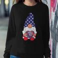 Tie Dye Gnome Usa Flag Star Graphic 4Th Of July Plus Size Shirt Sweatshirt Gifts for Her