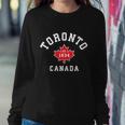Toronto Canada Funny Gift Canadian Flag Maple Leaf Gift Sweatshirt Gifts for Her
