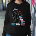 Trans Free Mom Hugs Dinosaur Rex Mama Transgender Pride Gift Sweatshirt Gifts for Her