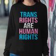 Trans Rights Are Human Rights Colors Logo Tshirt Sweatshirt Gifts for Her