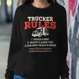 Trucker Trucker Rules Trucker Sweatshirt Gifts for Her