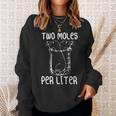 Two Moles Per Liter Funny Chemistry Science Lab Men Women Sweatshirt Graphic Print Unisex Gifts for Her