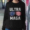 Ultra Maga Sunglasses American Flag Funny Anti Biden Sweatshirt Gifts for Her